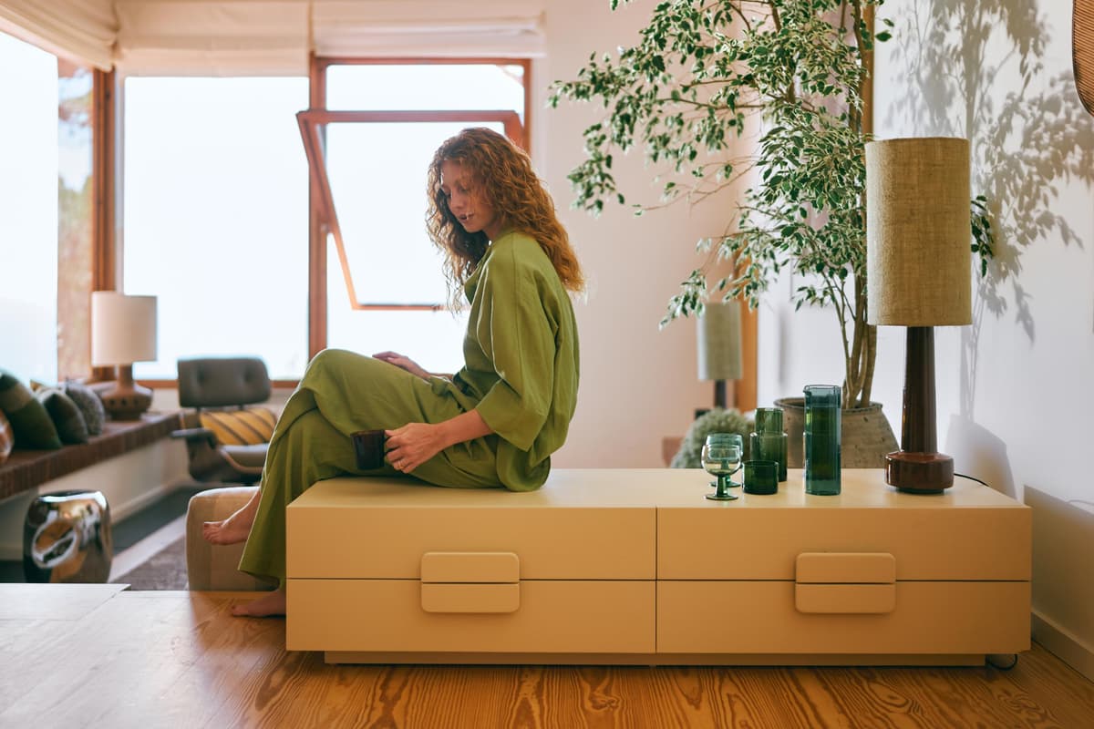 HKliving Spacious Lowboard Dressoir Cream thumbnail 2