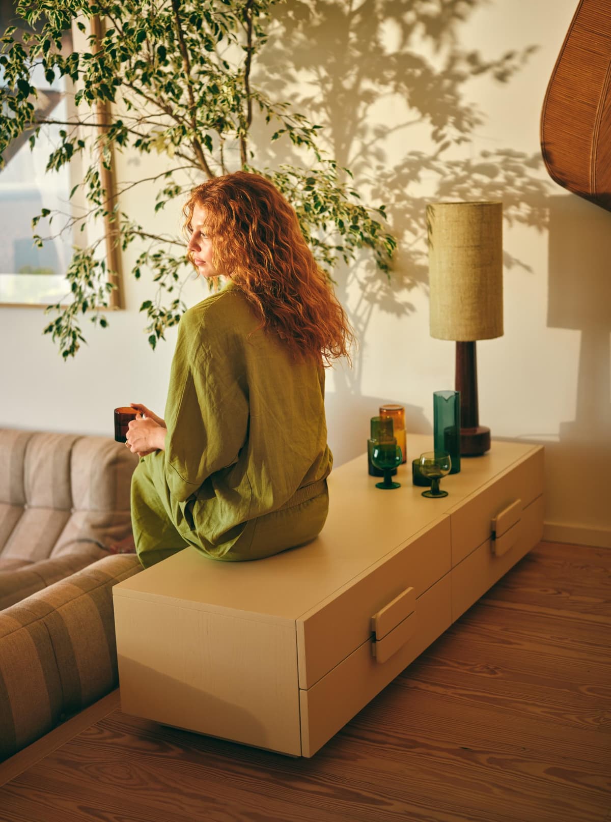 HKliving Spacious Lowboard Dressoir Cream thumbnail 4