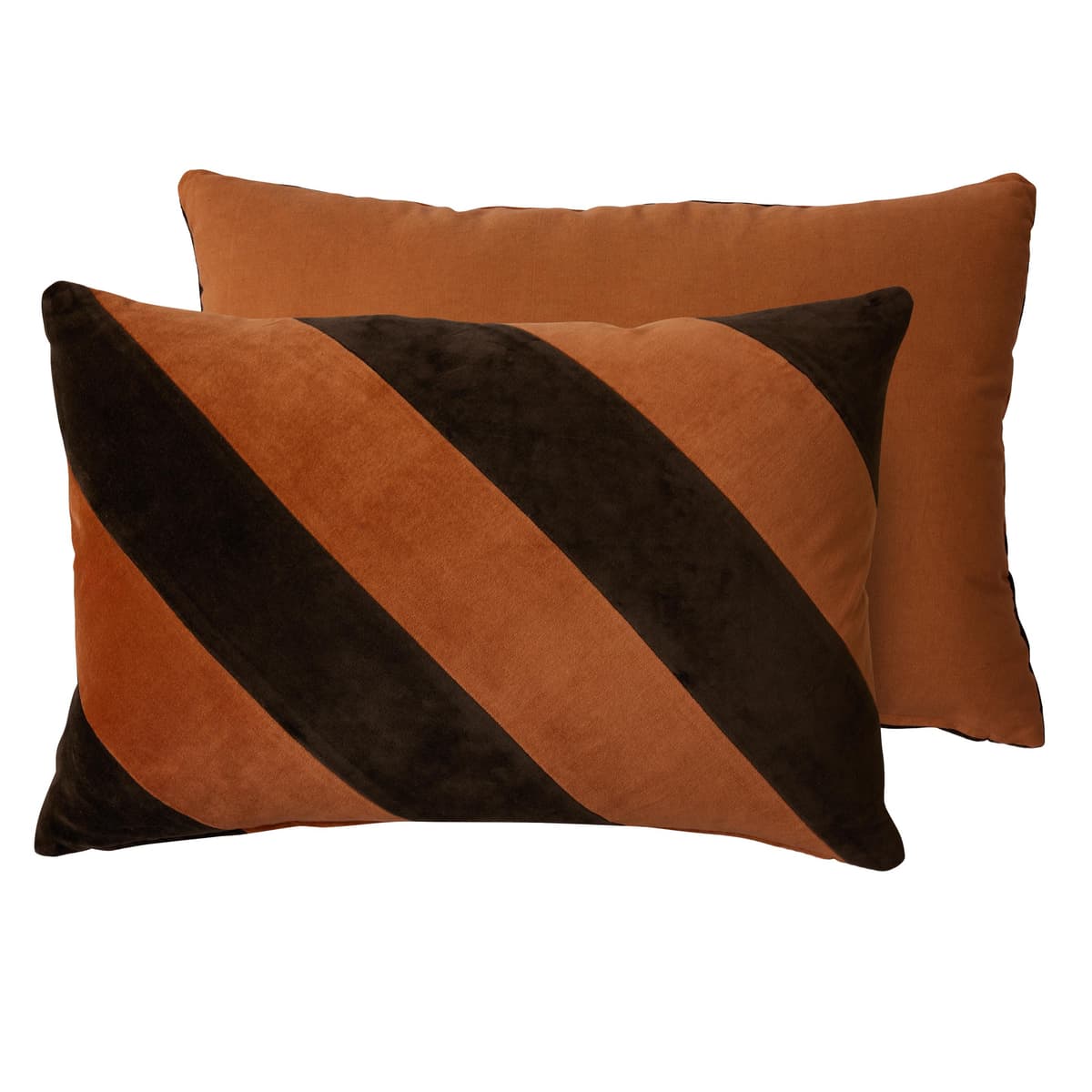 HKliving Striped Velvet Kussen 60x40 September