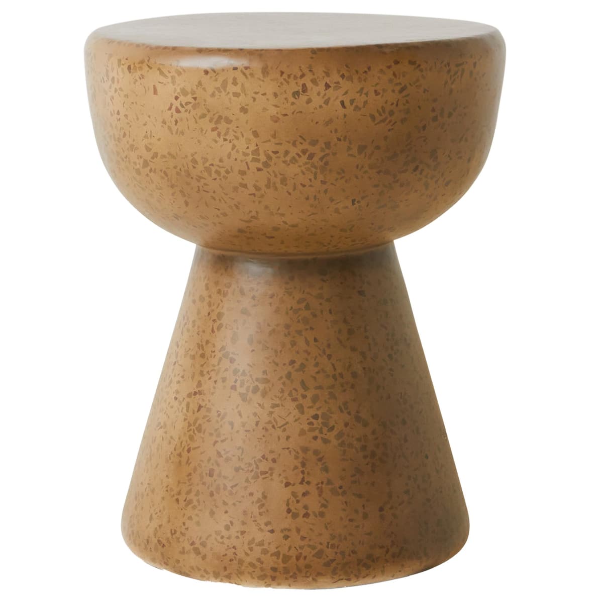 HKliving Terrazzo BijzettafelØ35 Pebble