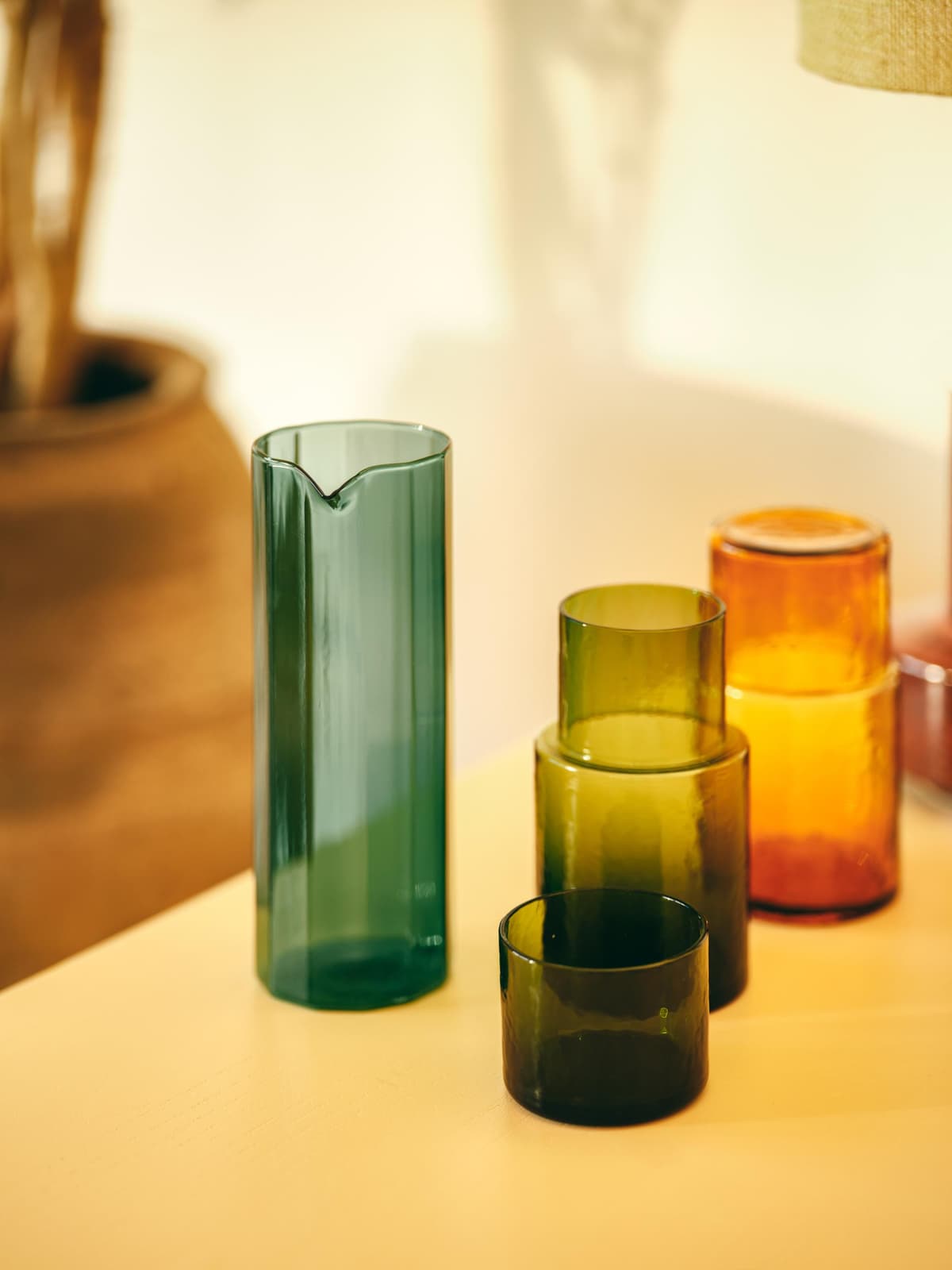 HKliving Tube Karaf 0.8L Olive thumbnail 3