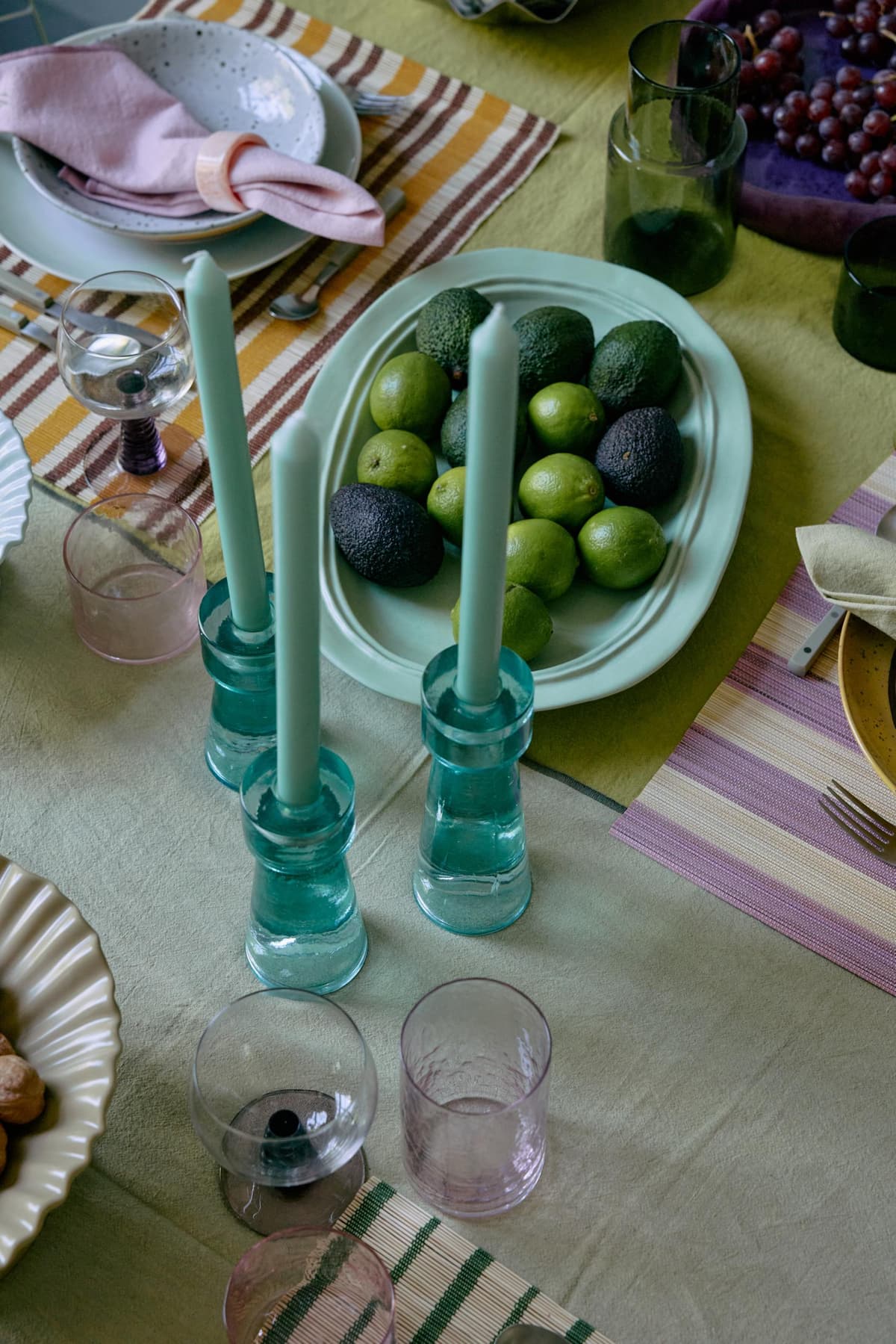 HKliving Tube High Glas Olive thumbnail 2