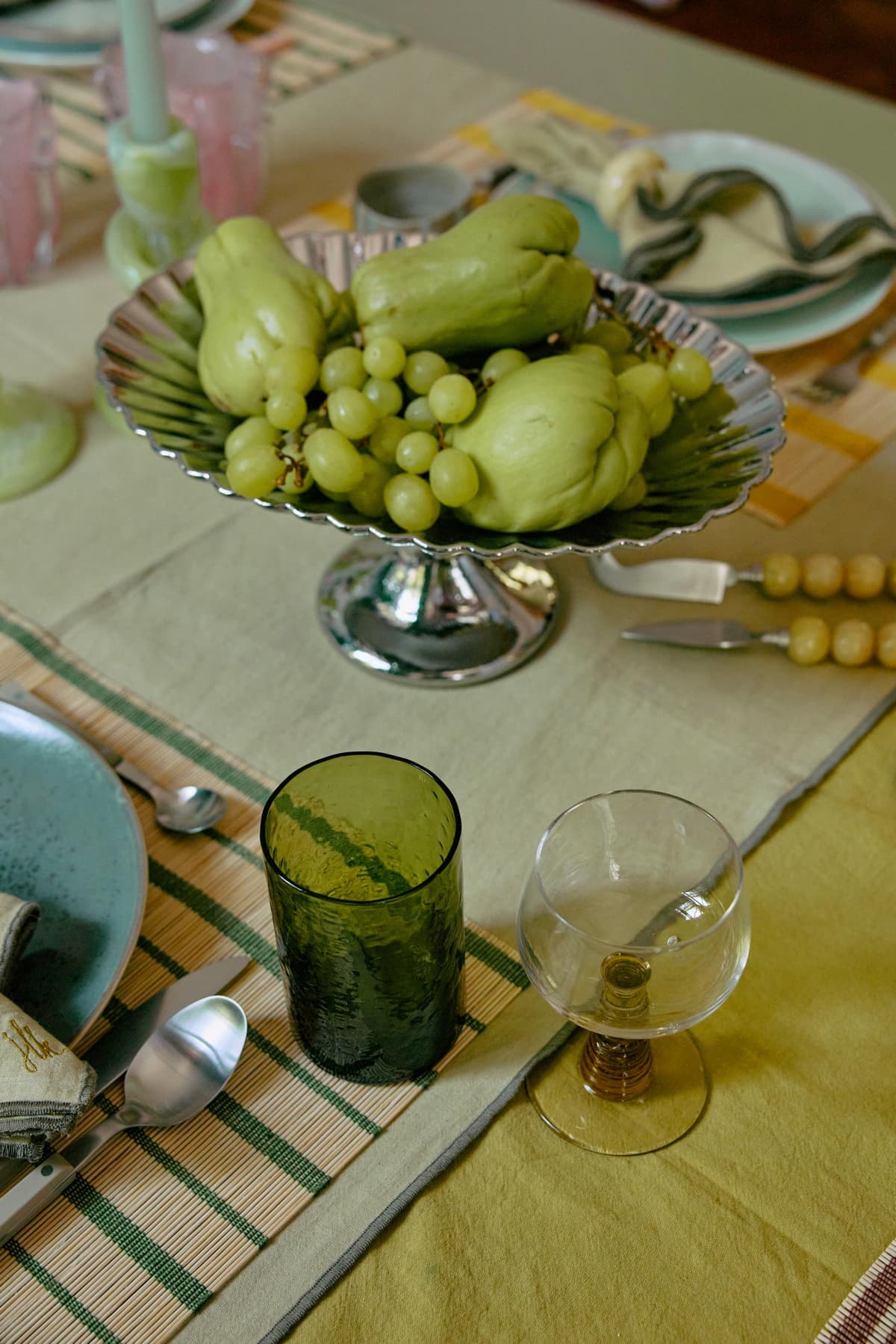 HKliving Tube High Glas Olive thumbnail 3