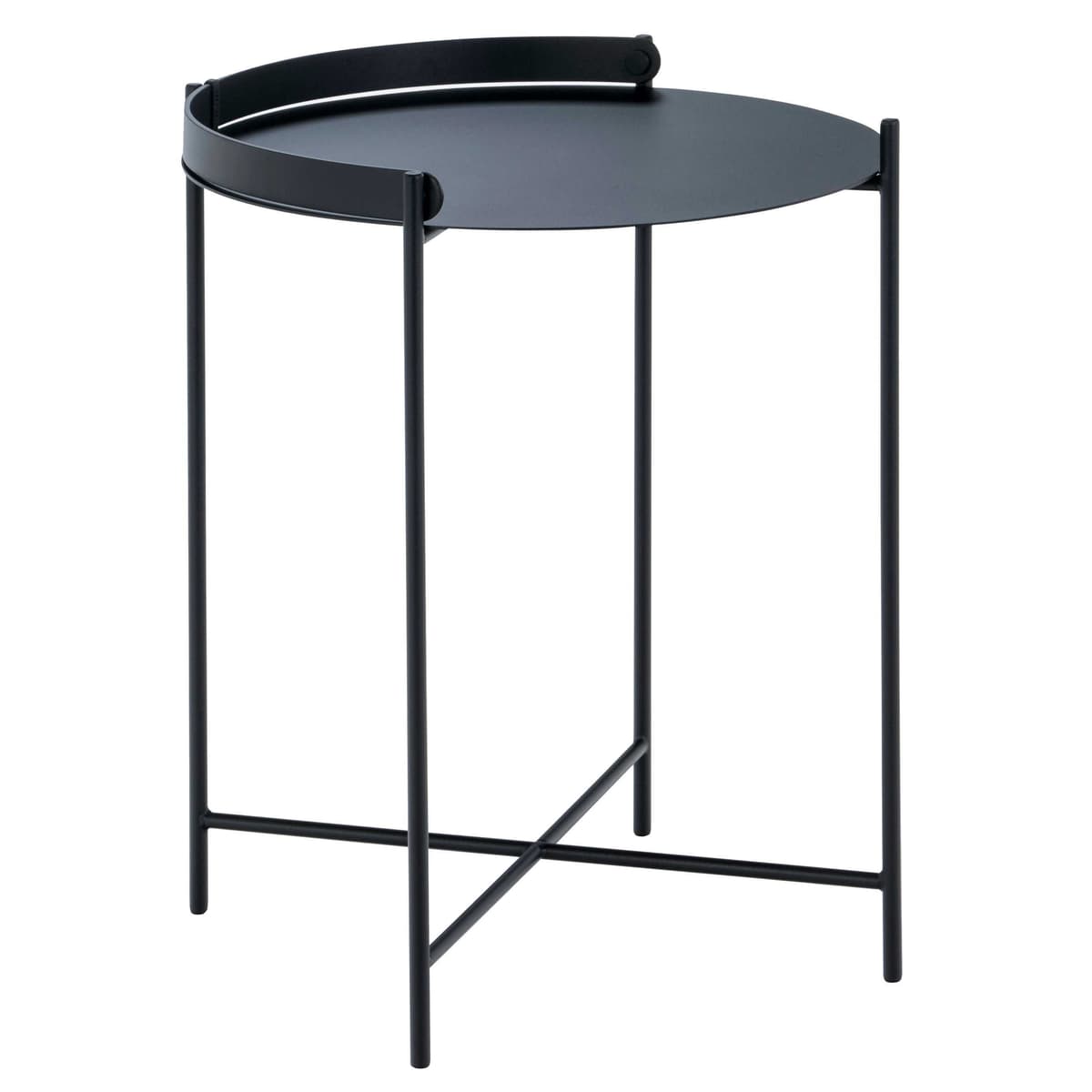 Houe Edge BijzettafelØ46 Zwart