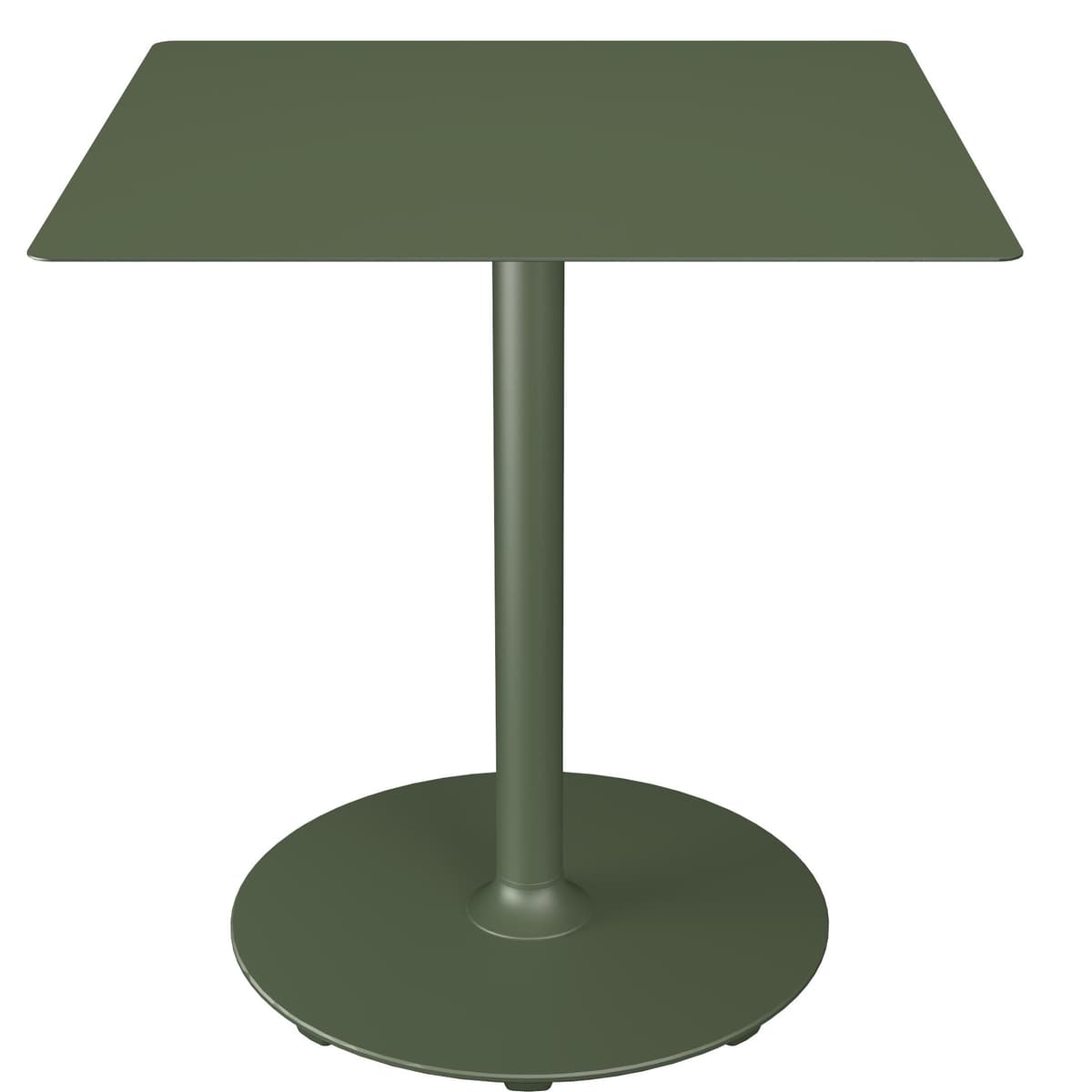 Houe Pico Tuintafel 70x70 Olive Green Rond Onderstel