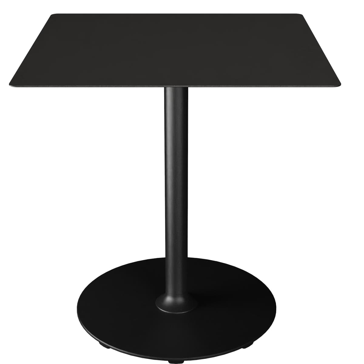 Houe Pico Tuintafel 70x70 Black Rond Onderstel
