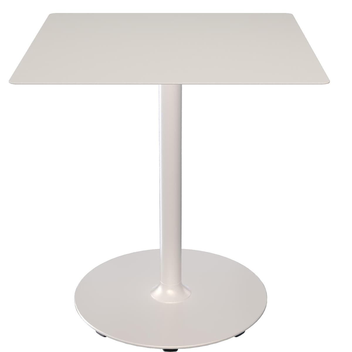 Houe Pico Tuintafel 70x70 Muted White Rond Onderstel