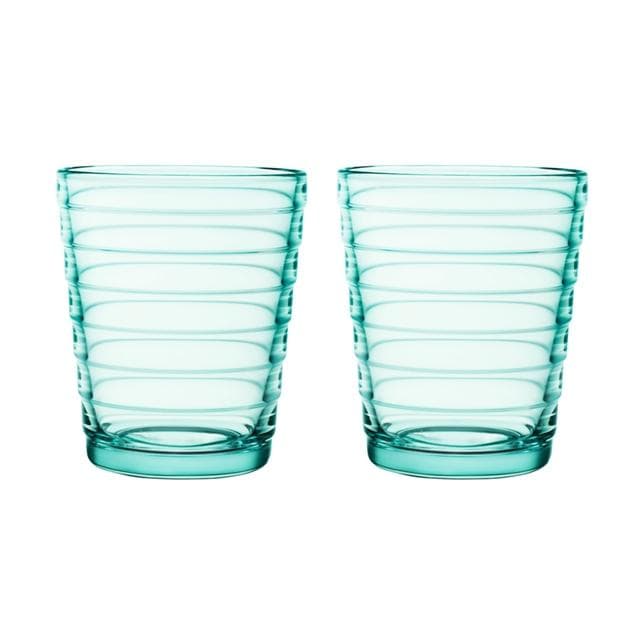 Iittala Aino Aalto Glazen 22cl Set Van 2 Watergroen