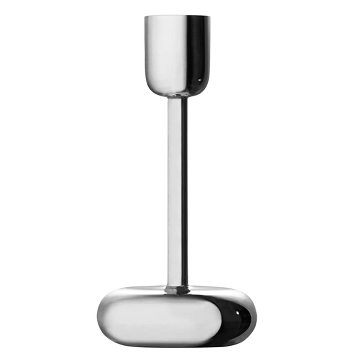 Iittala Nappula Kandelaar Hoog Steel