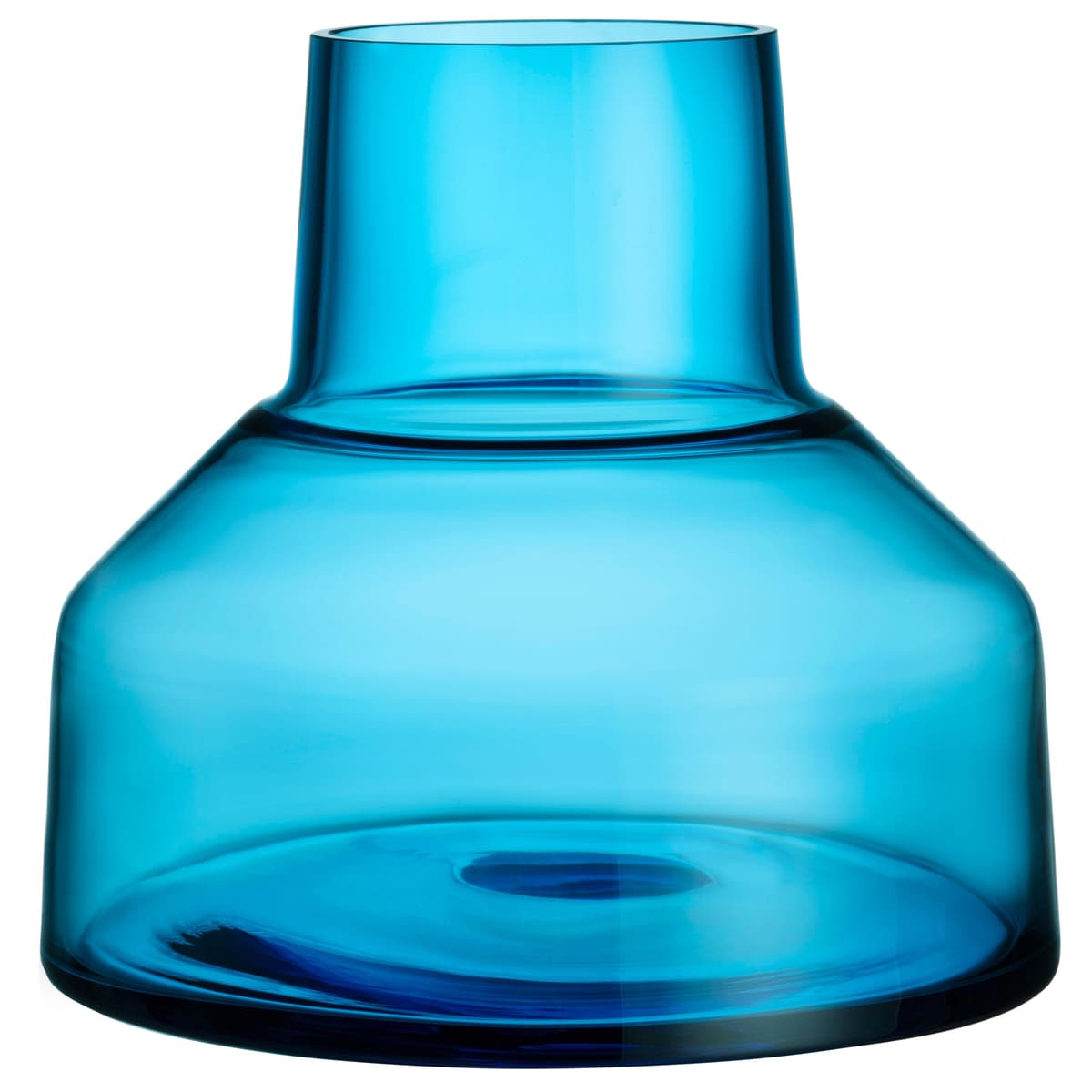Iittala Solare Vaas Low Electric Blue