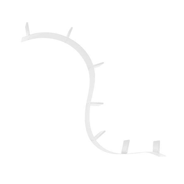 Kartell Bookworm Wandplank 7 Boeksteunen Wit