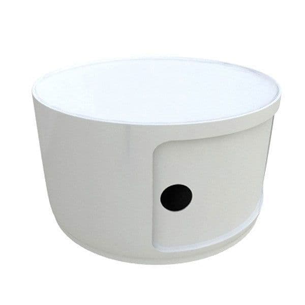 Kartell Componibili Kastje Xsmall (1 Comp.)Ø42 Wit