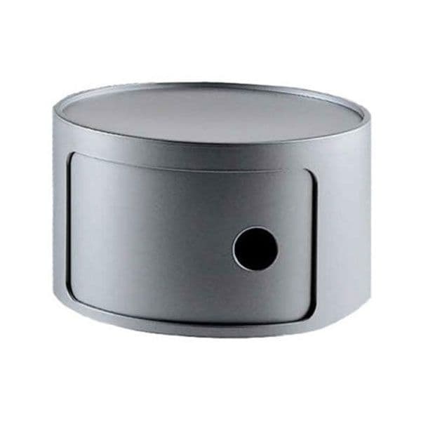 Kartell Componibili Bijzettafel Zilver