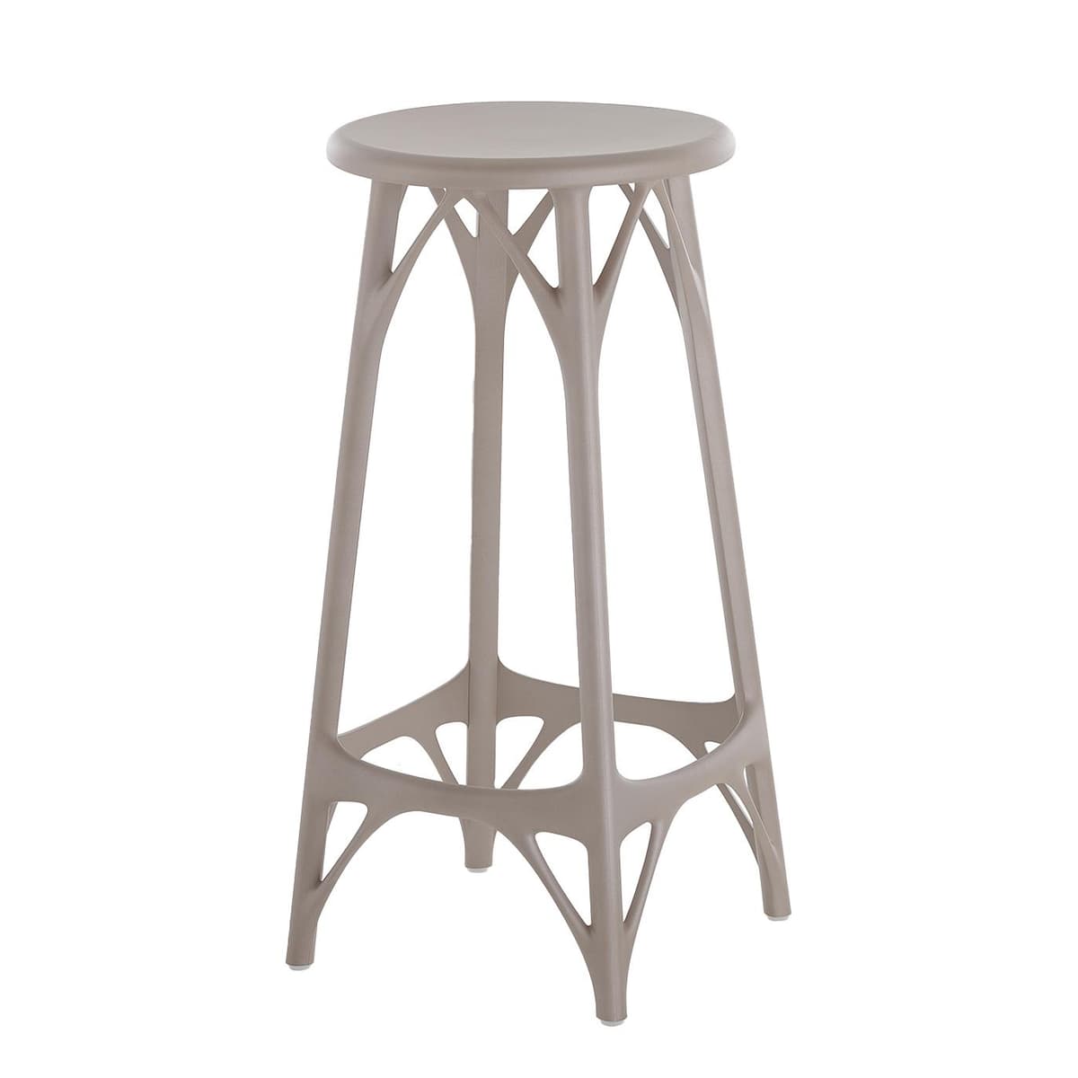 Kartell A.I. Barkruk 65 Grijs