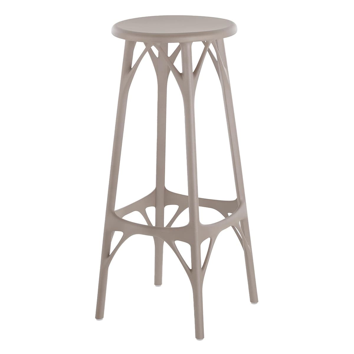 Kartell A.I. Barkruk 75 Grijs