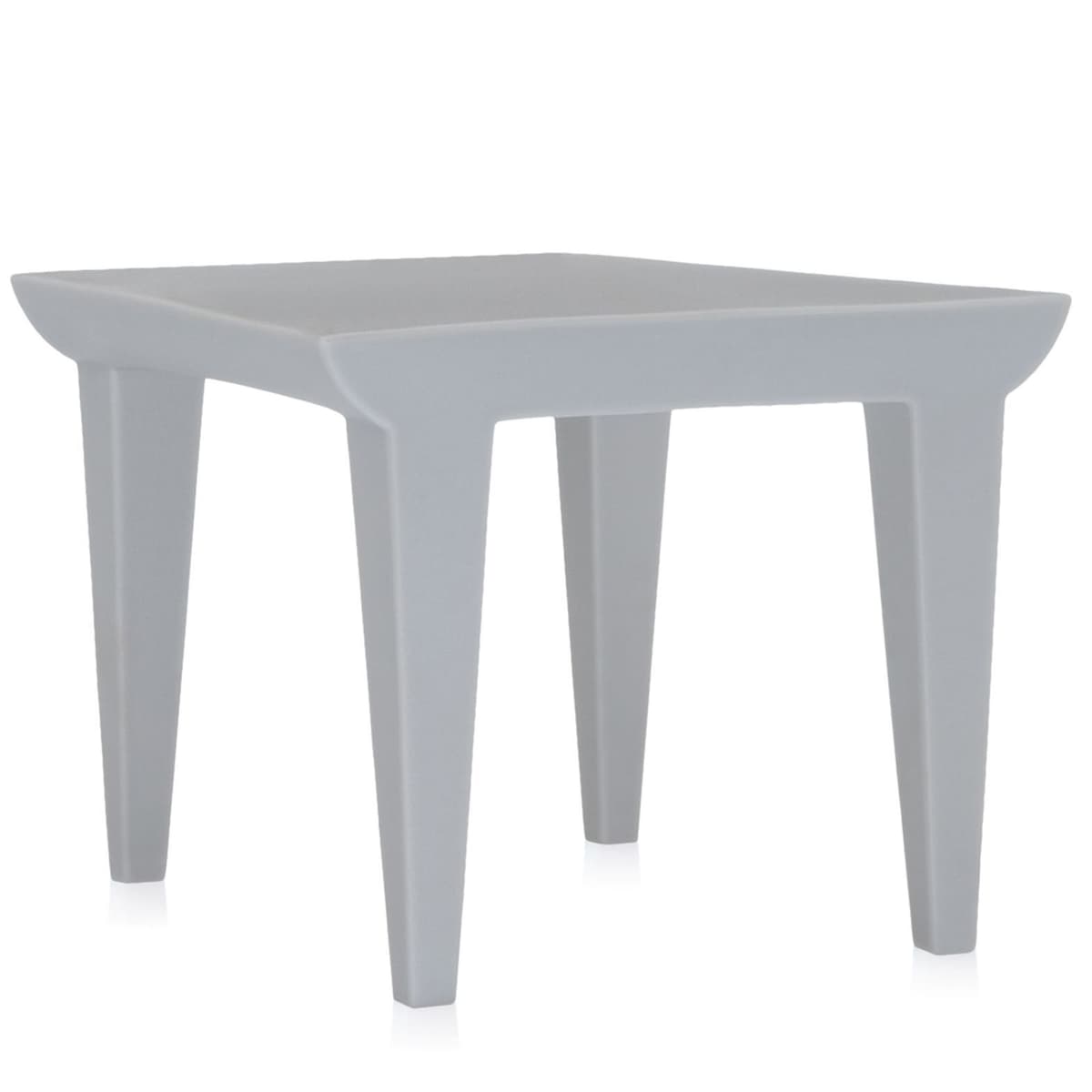 Kartell Bubble Club Tafel Bijzettafel 52x52 Lichtgrijs