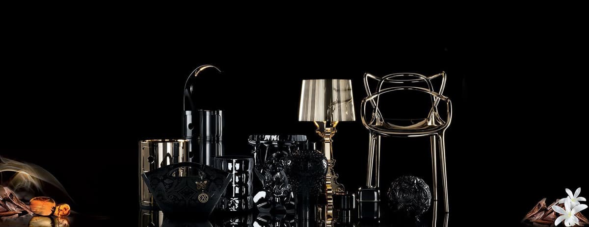 Kartell Componibili Kast Nachtkast Metallic (2 Comp.)Ø32 Goud thumbnail 3