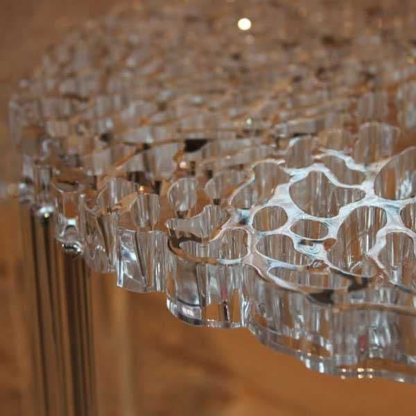 Kartell T-Table Salontafel Small 50 Kristal thumbnail 2