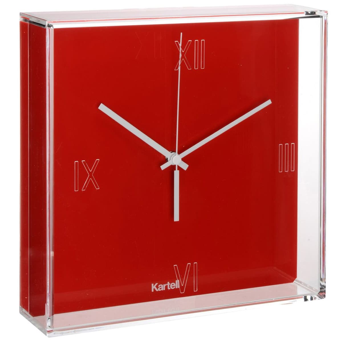 Kartell Tic&Tac Klok Rood