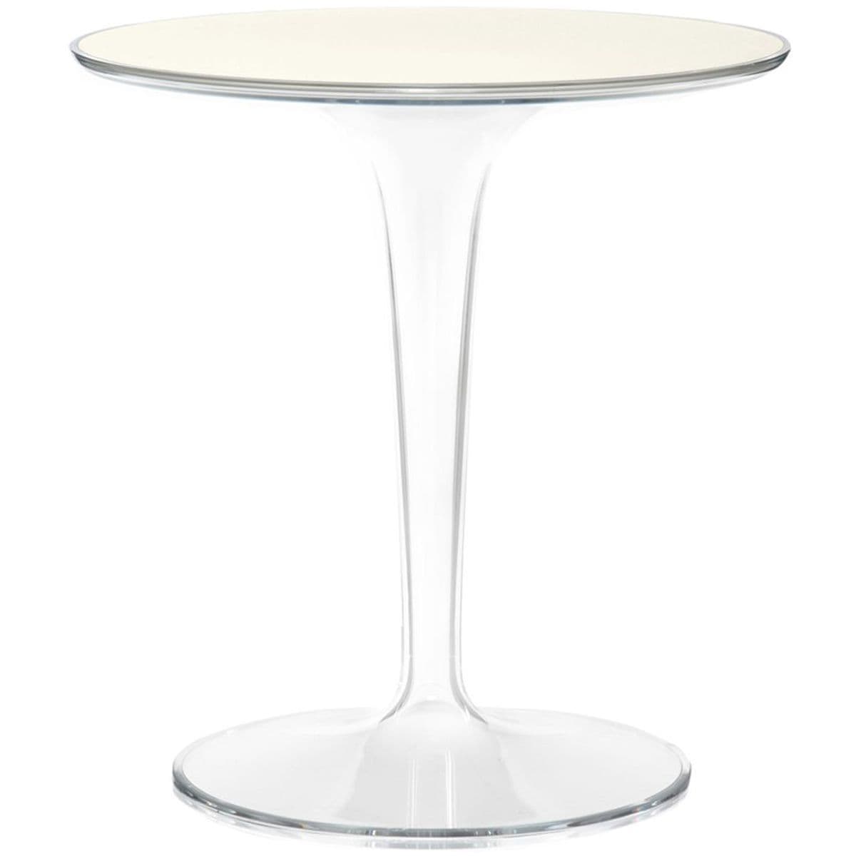 Kartell TipTop Bijzettafel Ondoorzichtig Glanzend Wit