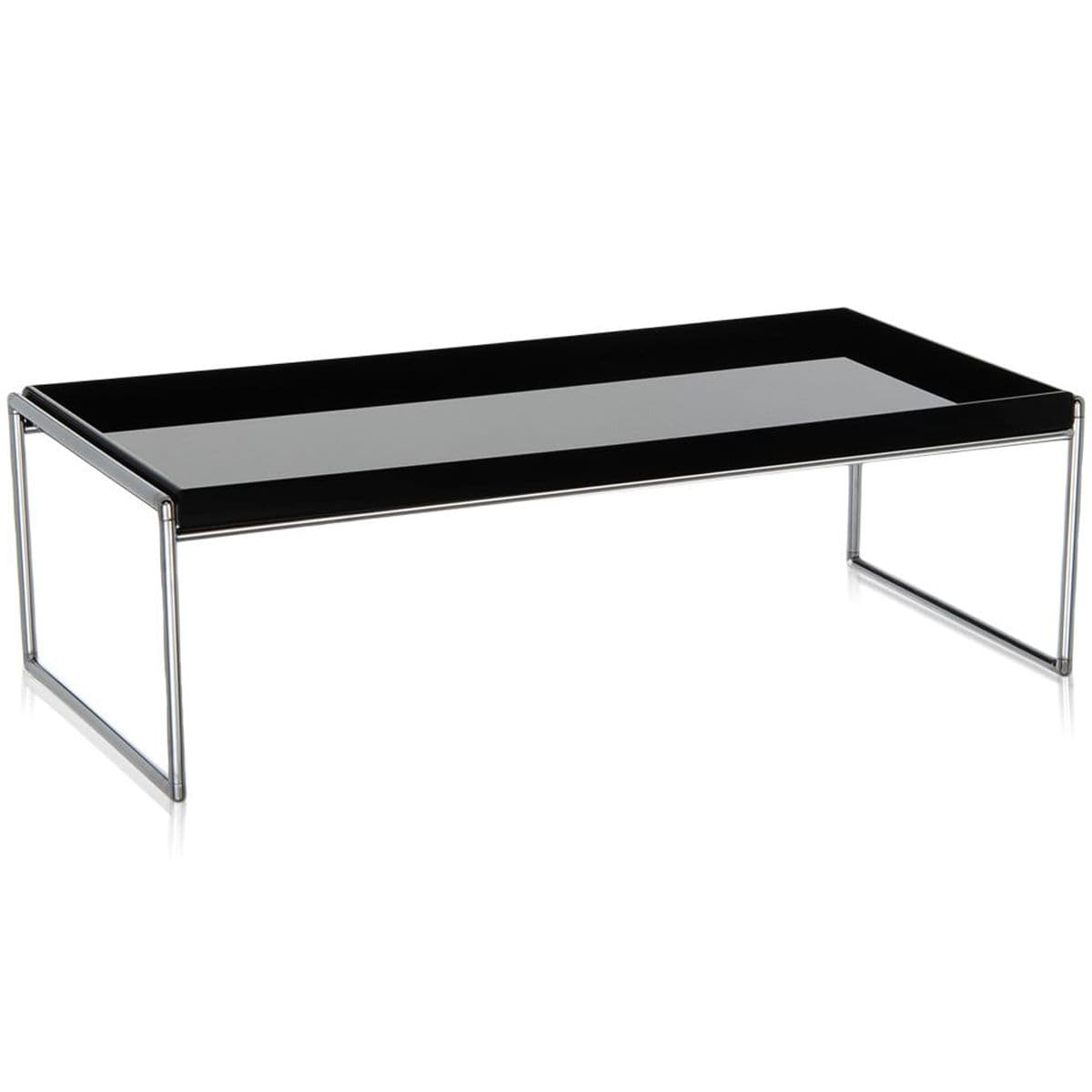 Kartell Trays Salontafel Zwart 80x40