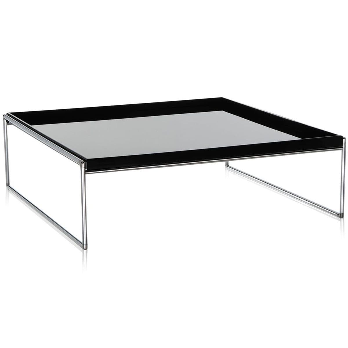 Kartell Trays Salontafel Zwart 80x80