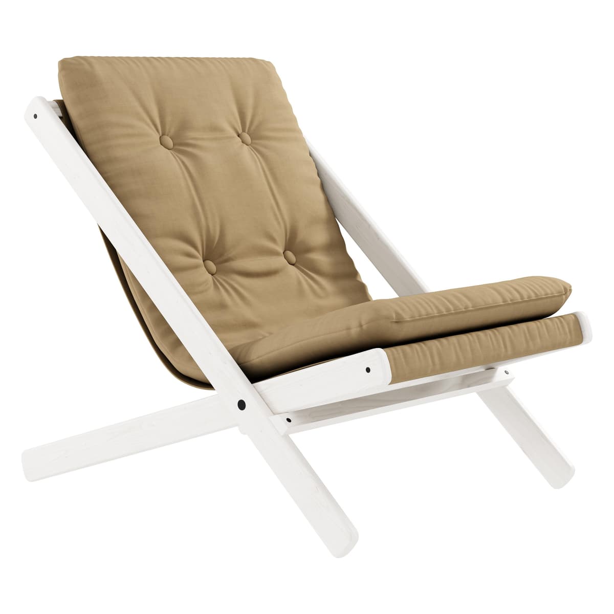 Karup Design Boogie Klapstoel Wit Wheat Beige