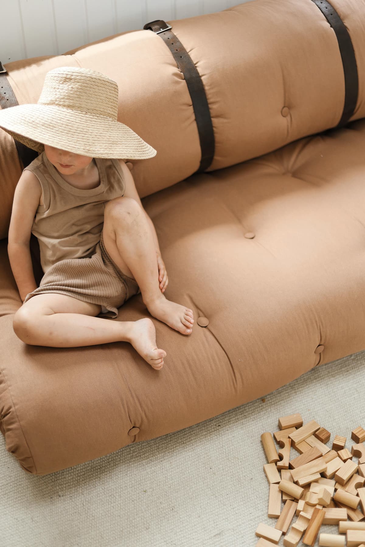 Karup Design Buckle-up Ligbed 140x200 Petrol Blue thumbnail 3