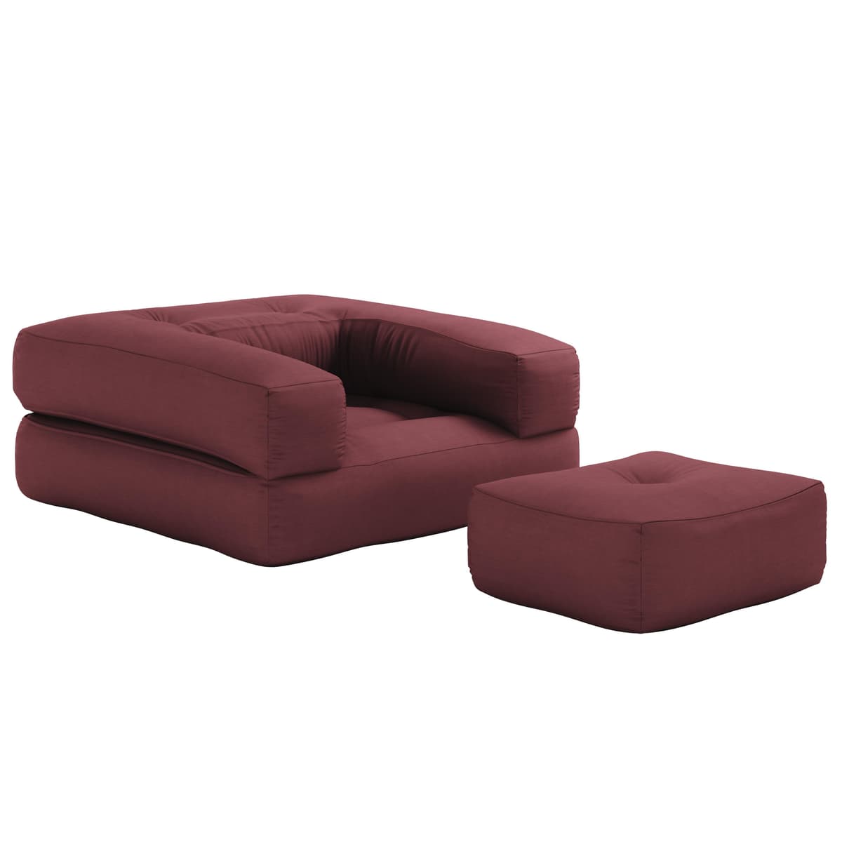 Karup Design Cube Chair Fauteuil Bordeaux