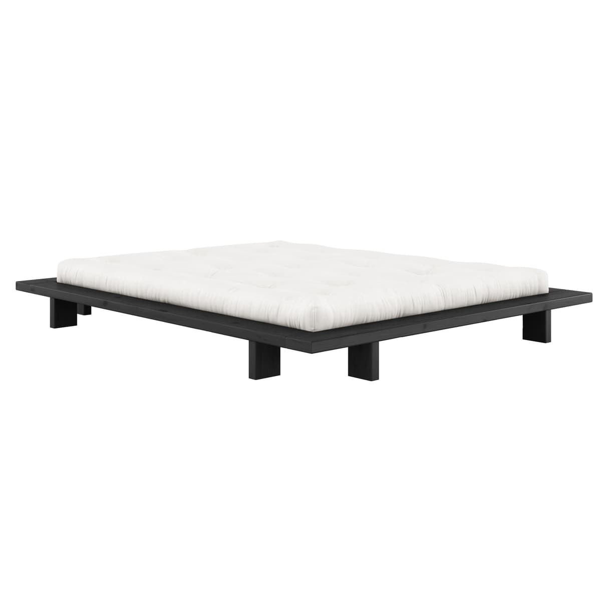 Karup Design Japan Bed 160x200 Zwart Gelakt