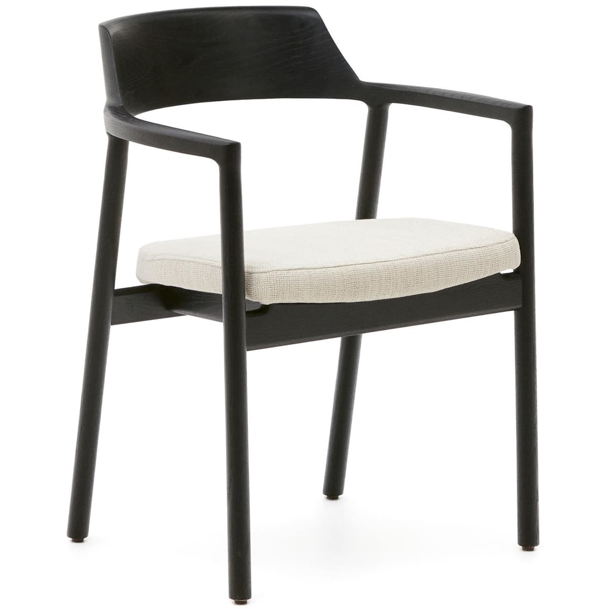 Kave Home Alocs Eetkamerstoel Zwart