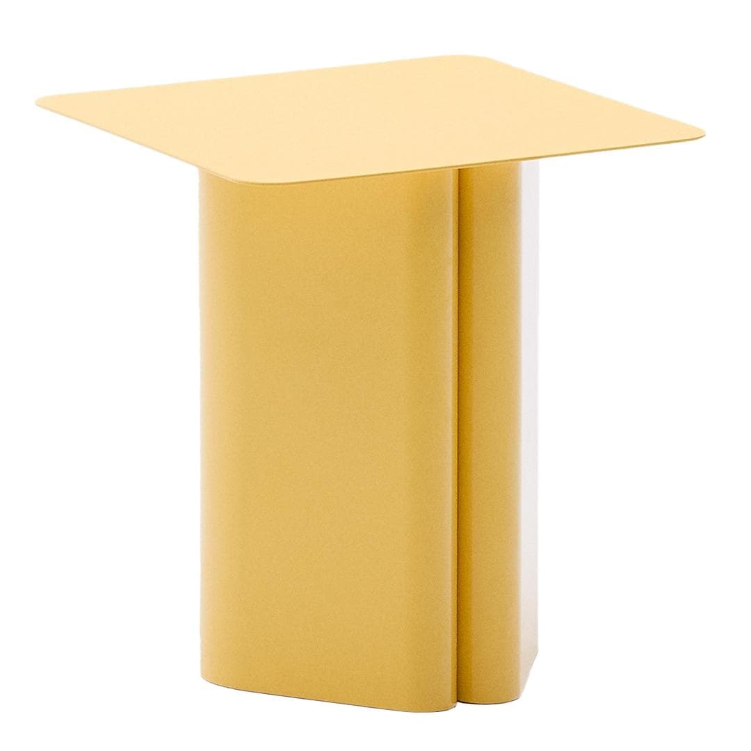 Kave Home Arvin Bijzettafel 42x42 Geel
