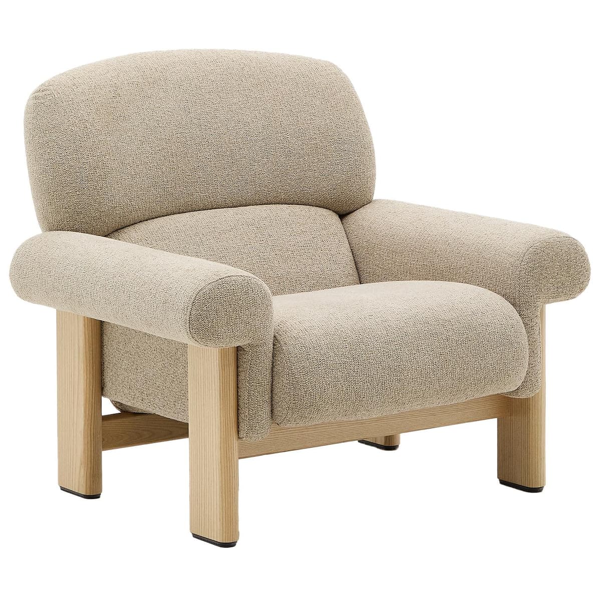 Kave Home Nema Fauteuil Naturel/beige