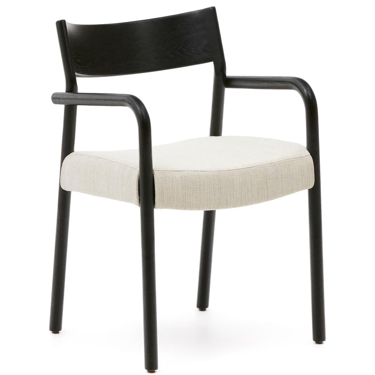 Kave Home Falconera Eetkamerstoel Zwart