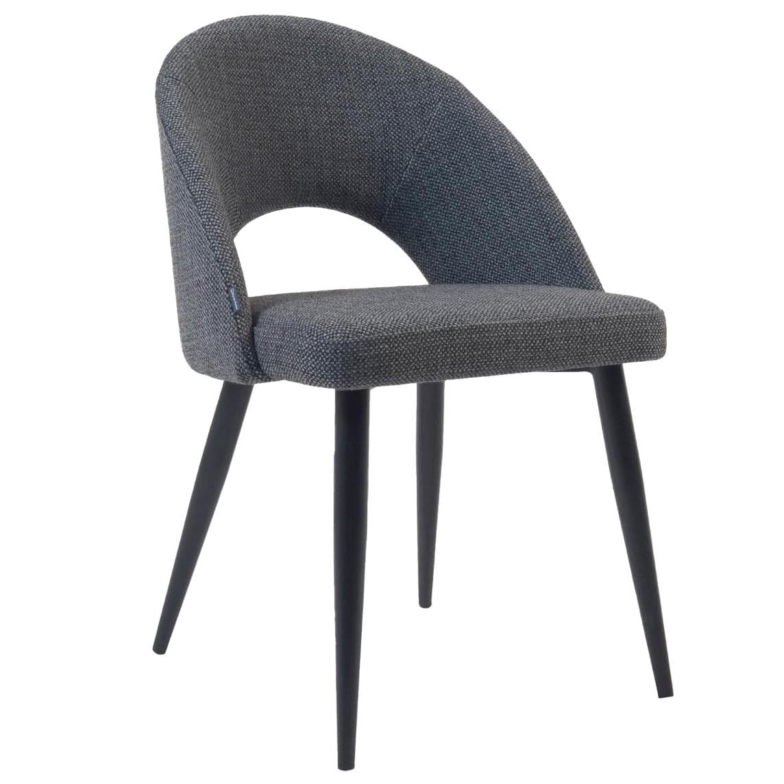 Kave Home Mael Eetkamerstoel Donkergrijs