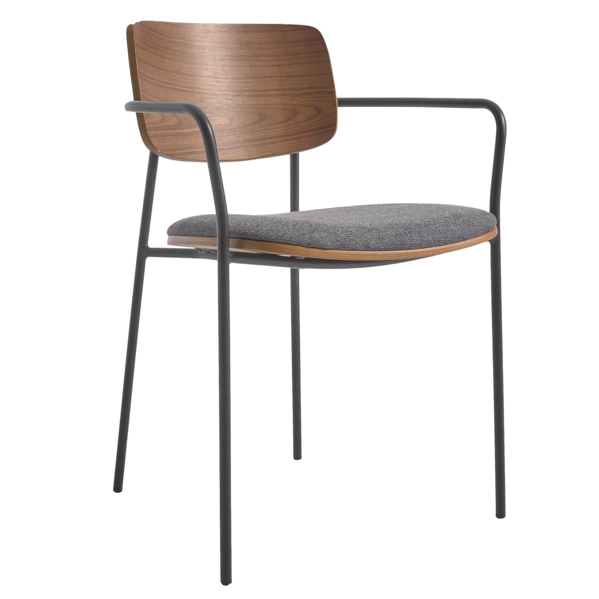 Kave Home Maureen Stoel Walnoot