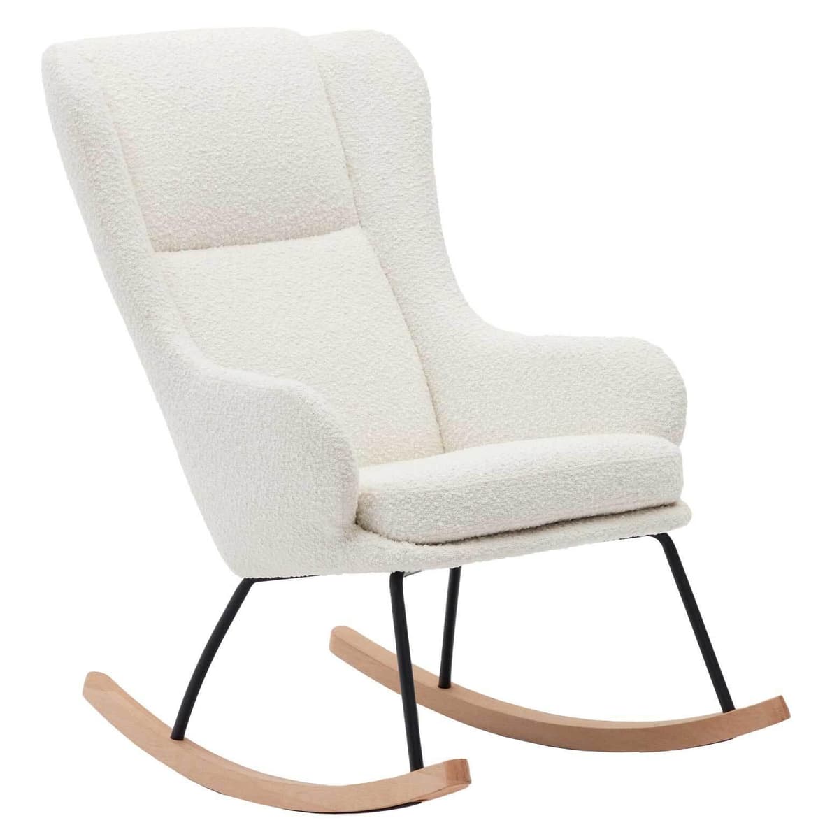 Kave Home Maustin Schommelstoel Wit