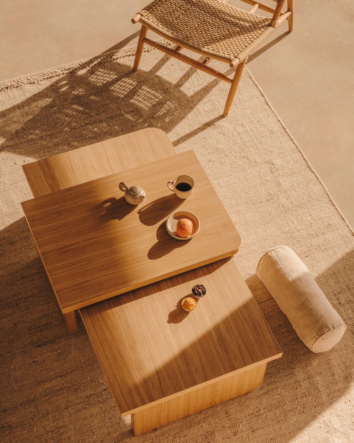 Kave Home Oaq Salontafel Set Van 2 thumbnail 2