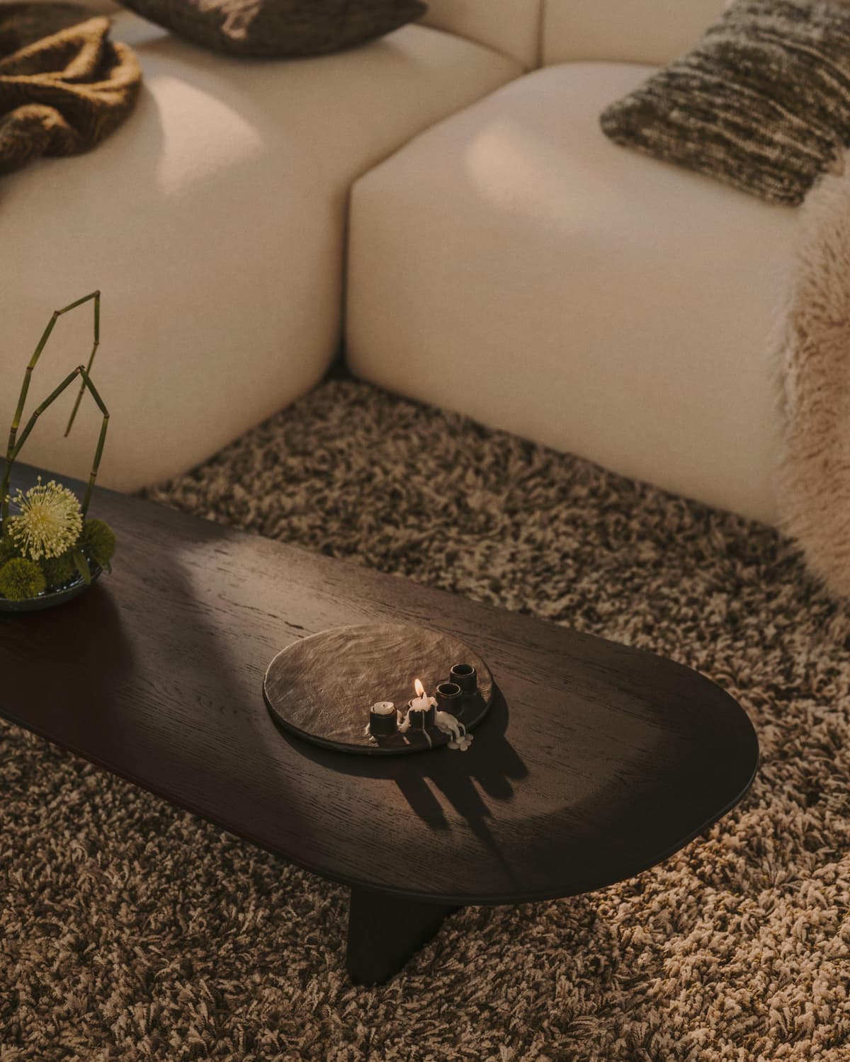 Kave Home Pirita Salontafel 146x56,5 Zwart thumbnail 2