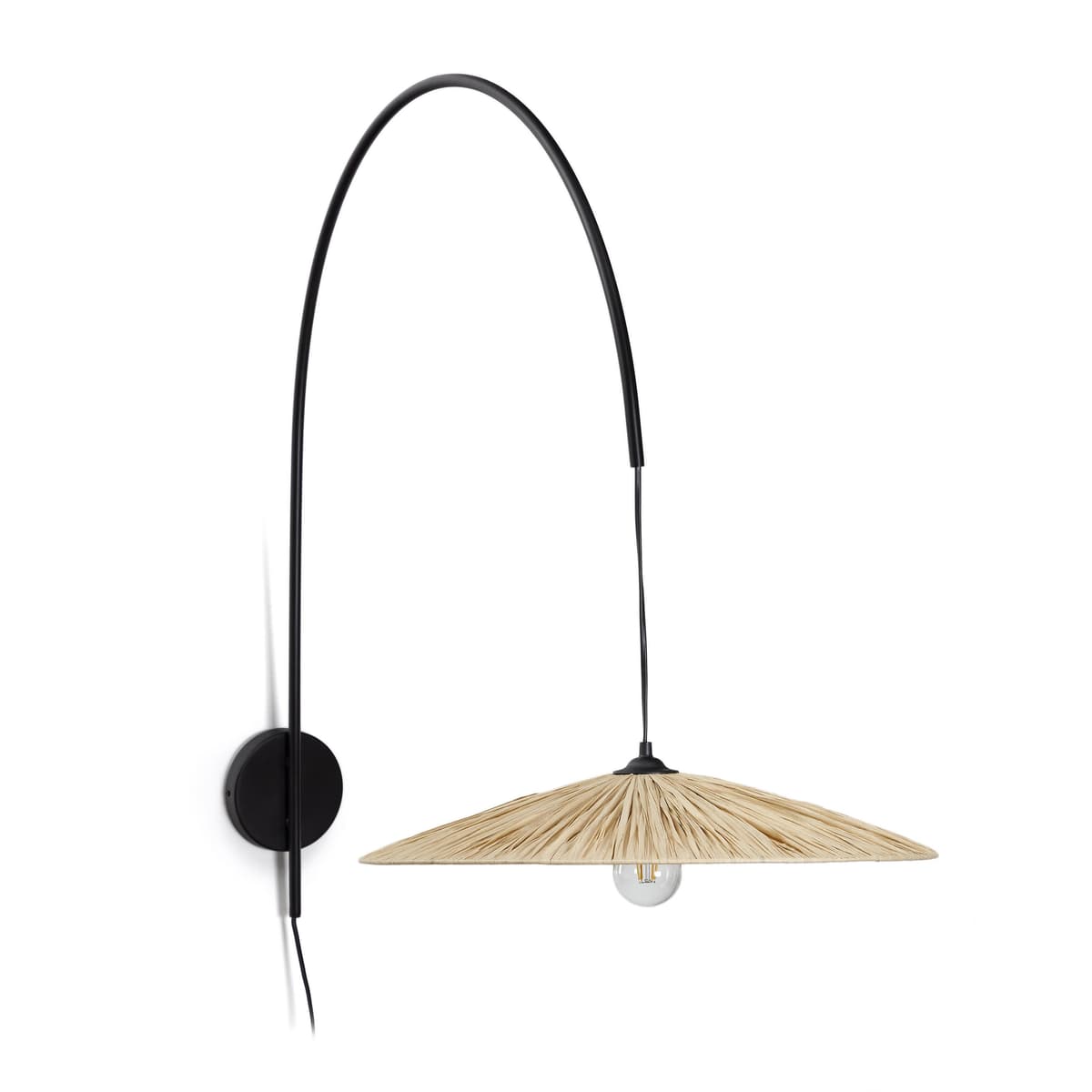 Kave Home Rosella Wandlamp Naturel