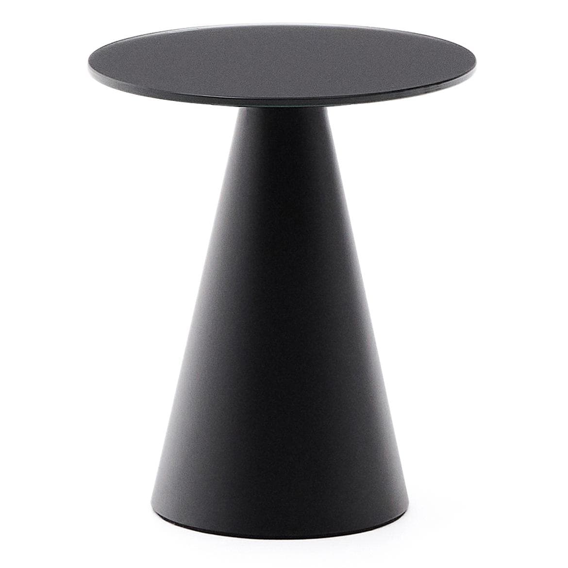 Kave Home Wilshire BijzettafelØ35 Zwart