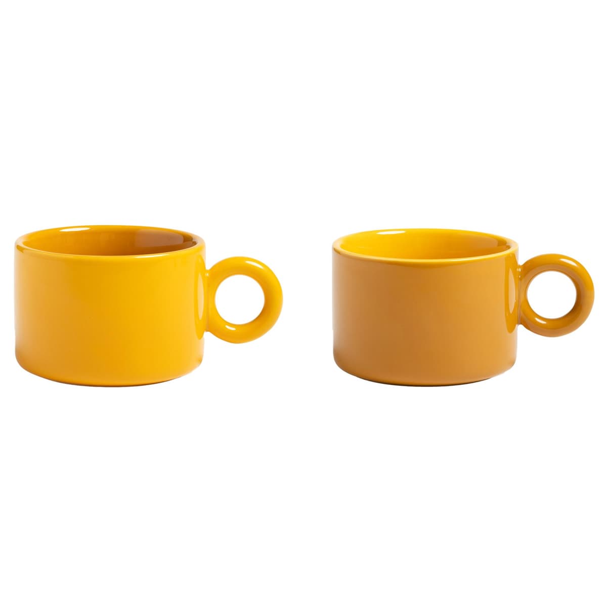 &klevering Chiquito Koffie Mok Set Van 2 Oker