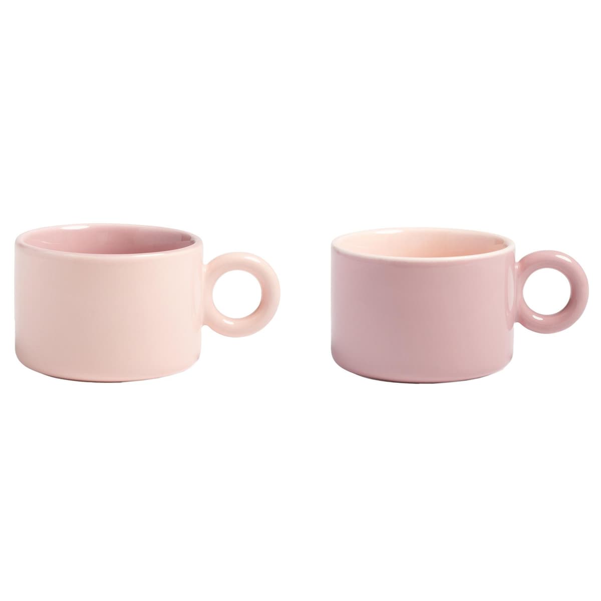&klevering Chiquito Koffie Mok Set Van 2 Roze