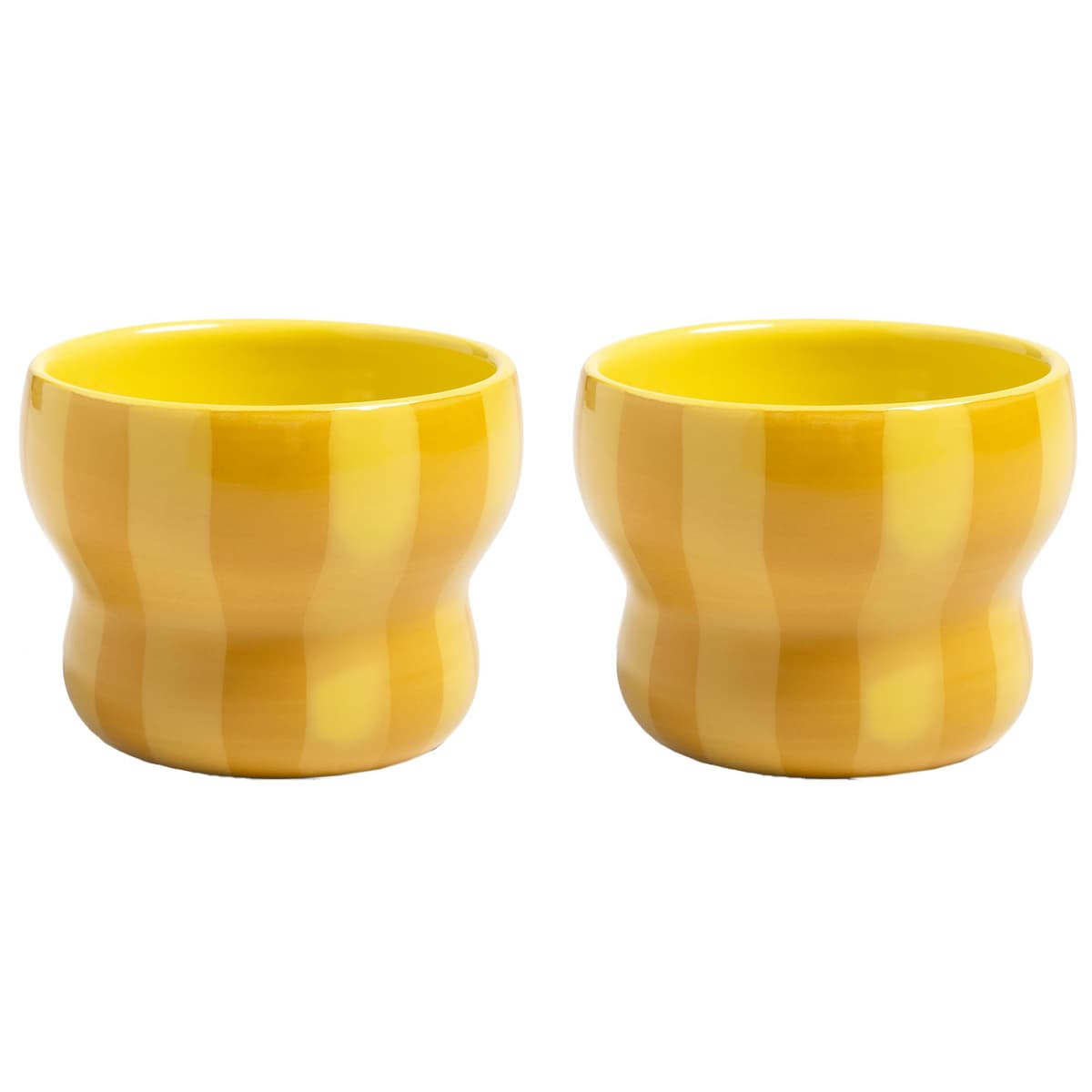 &klevering Circus Koffie Mok Set Van 2 Geel