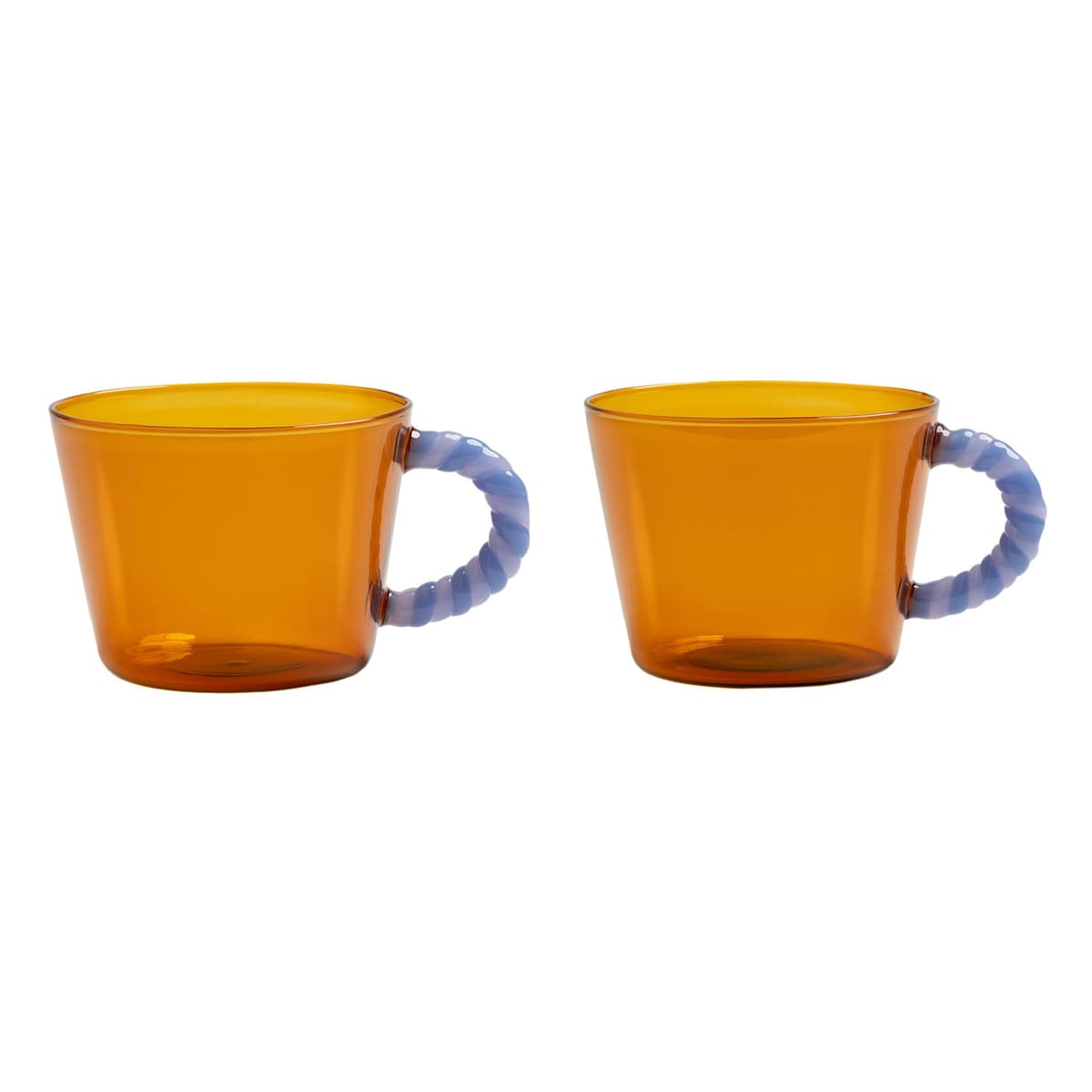 &klevering Duet Glazen Set Van 2 Amber