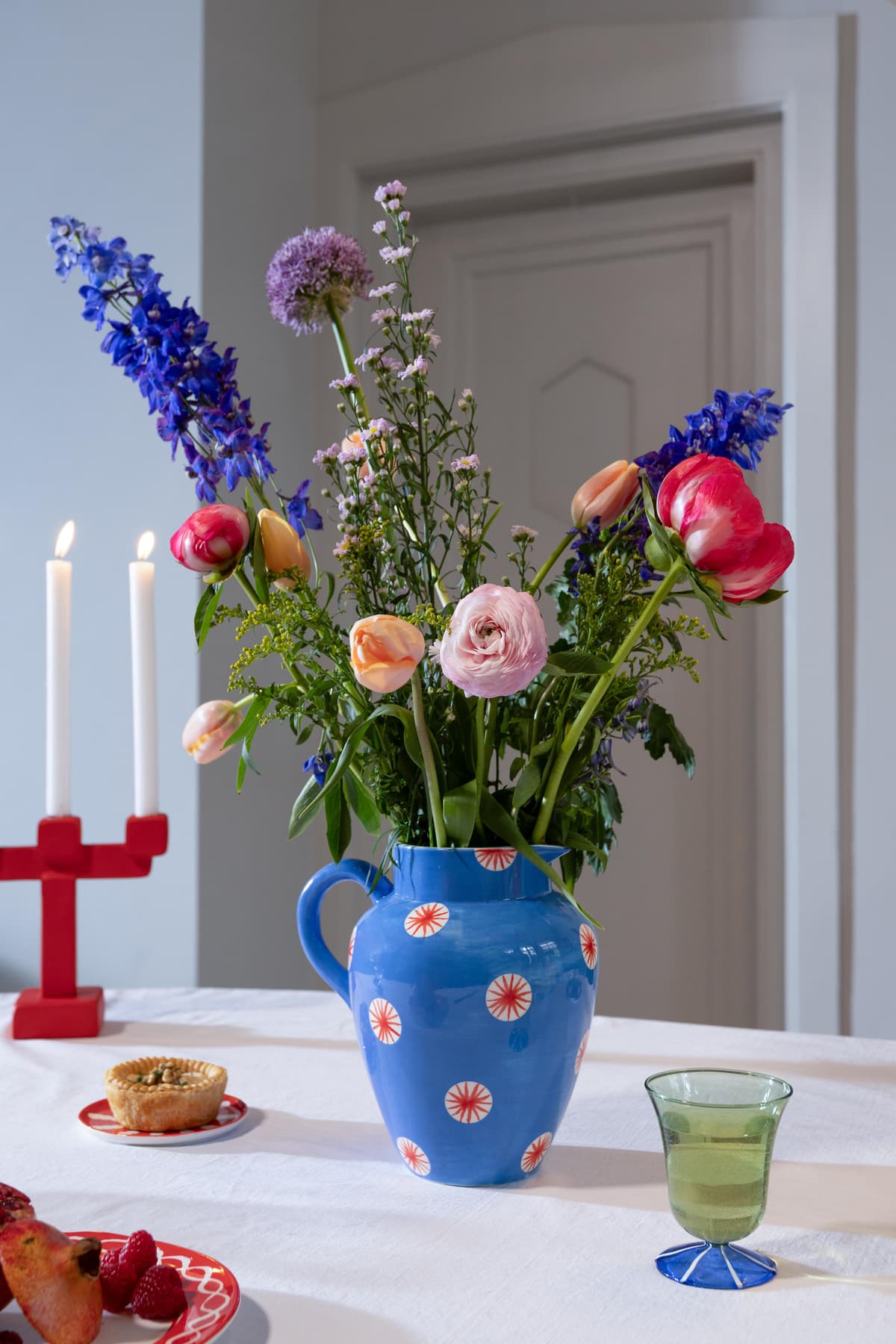 &klevering Festivo Karaf 3L Blauw thumbnail 2