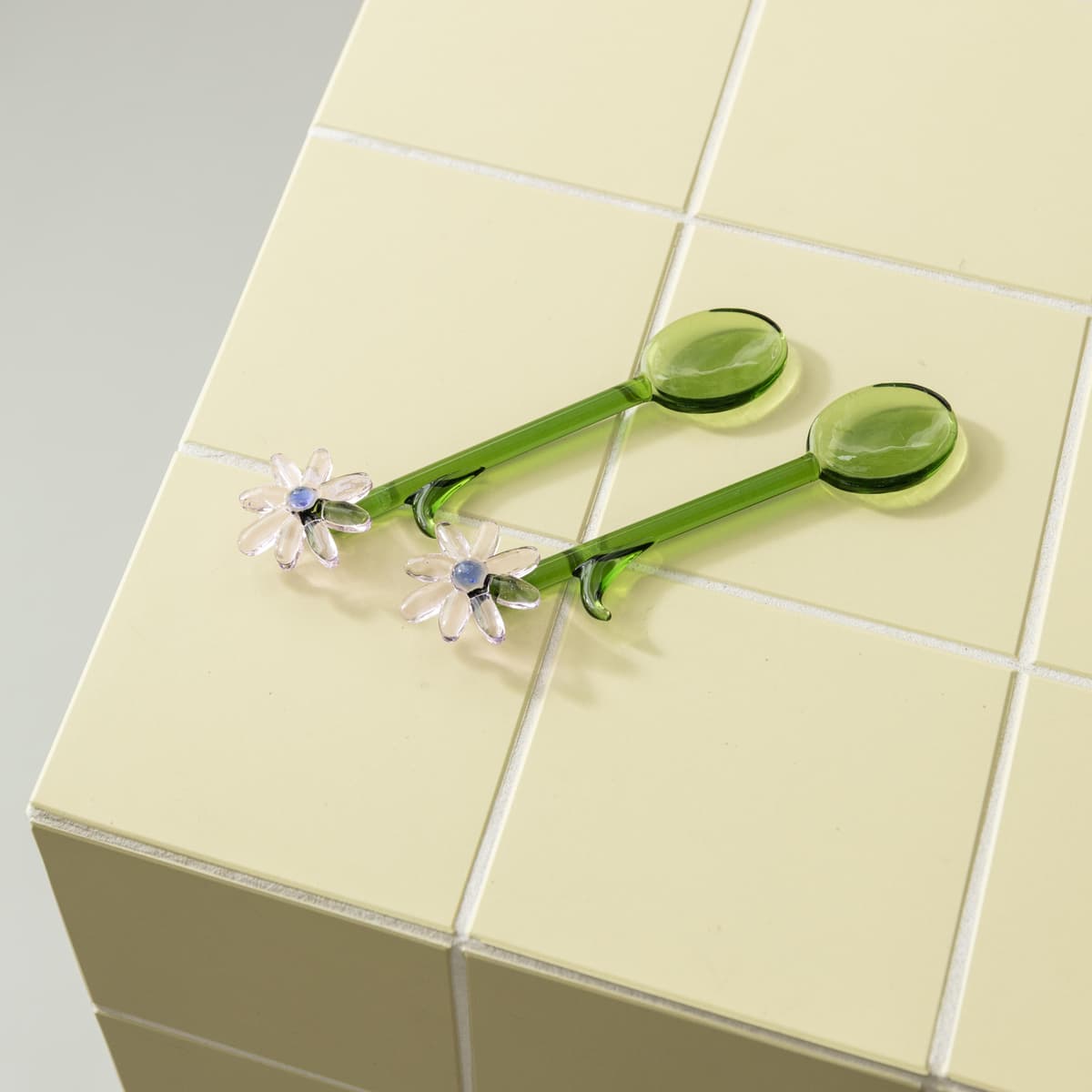 &klevering Flora Lepels Set Van 2 Blue thumbnail 4