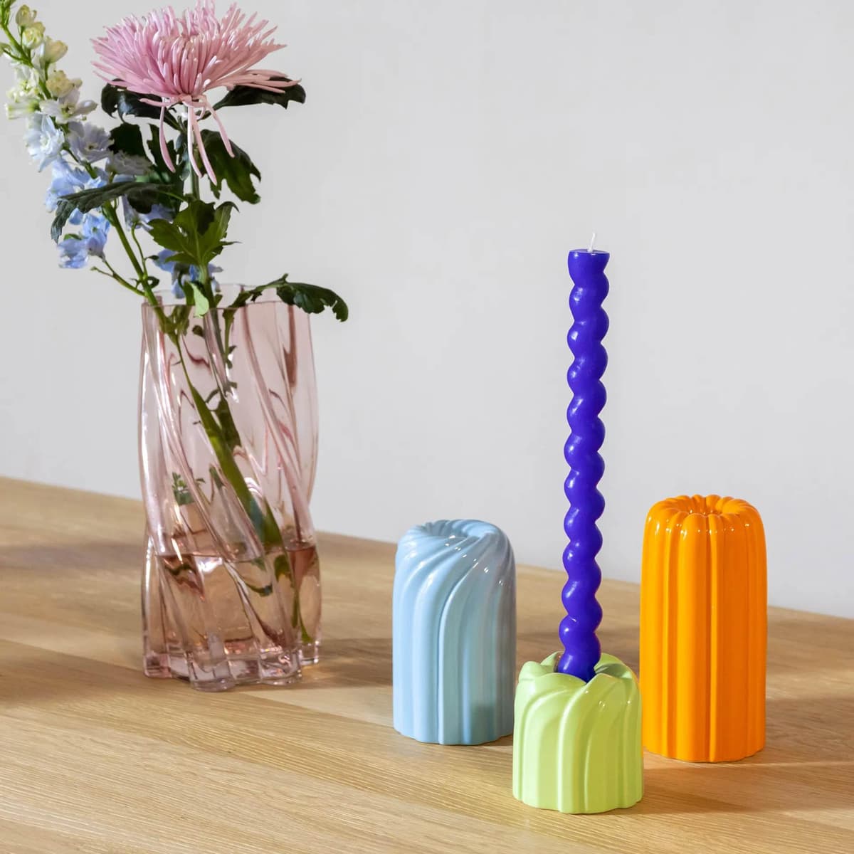 &klevering Marshmallow VaasØ12x25 Roze thumbnail 3