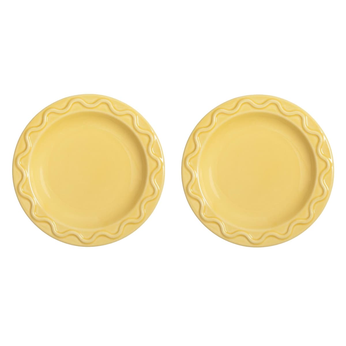 &klevering Mochi OntbijtbordØ17,5 Set Van 2 Yellow