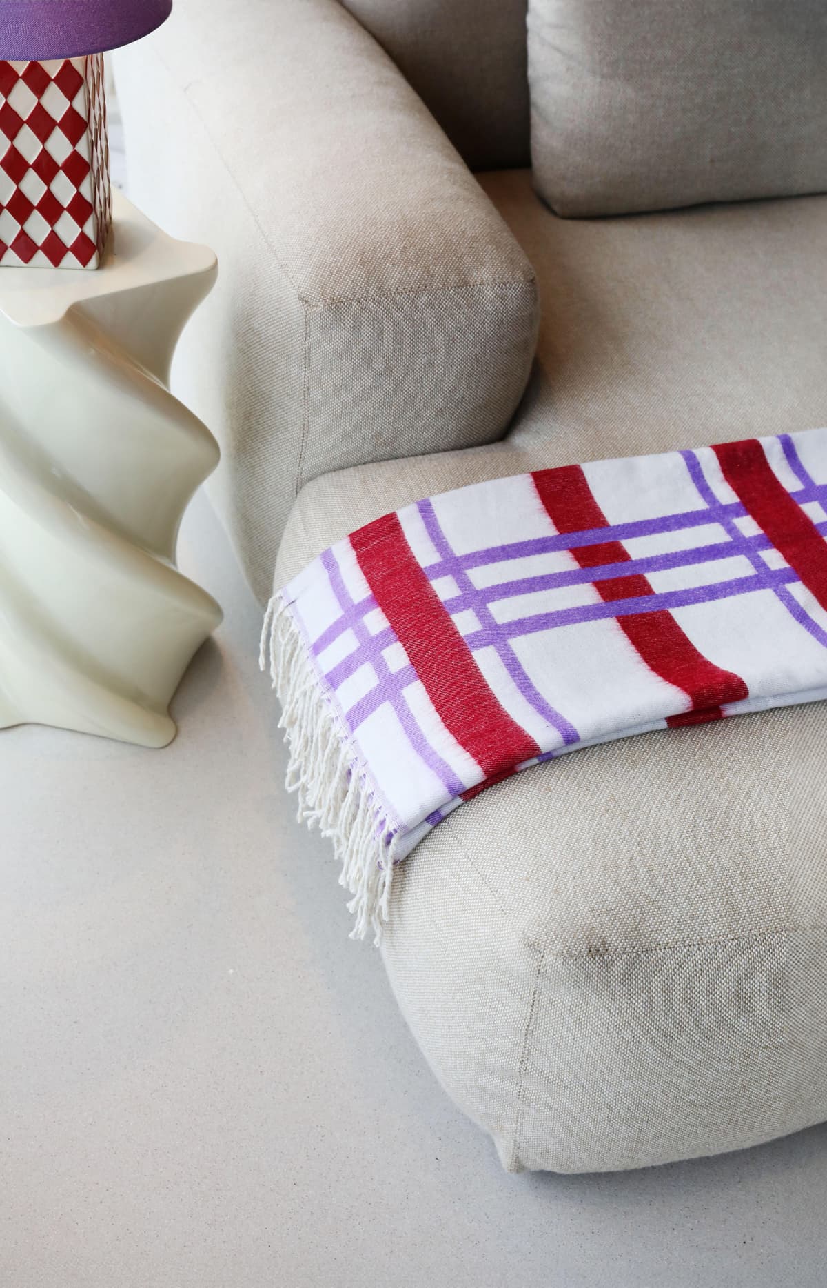 &klevering Plano Plaid 130x200 Groen thumbnail 4